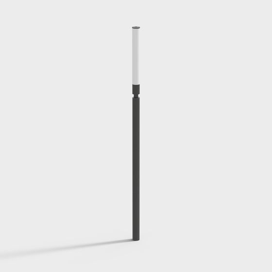 Minimalist Street Lamp 3D model for Modern Design