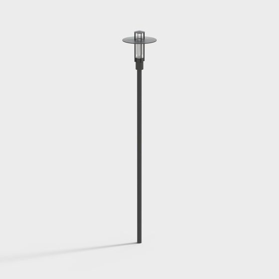 Minimalist Street Lamp 3D Model