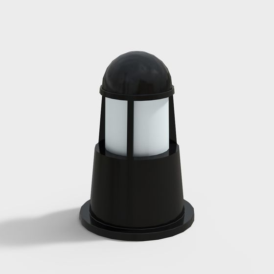 Modern Minimalist Street Lamp 3D model