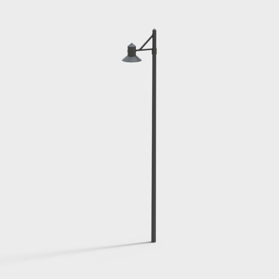 Modern Low-Poly Street Light 3D model