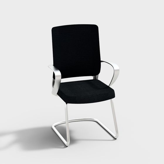 Modern Minimalist Conference Chair 3D model