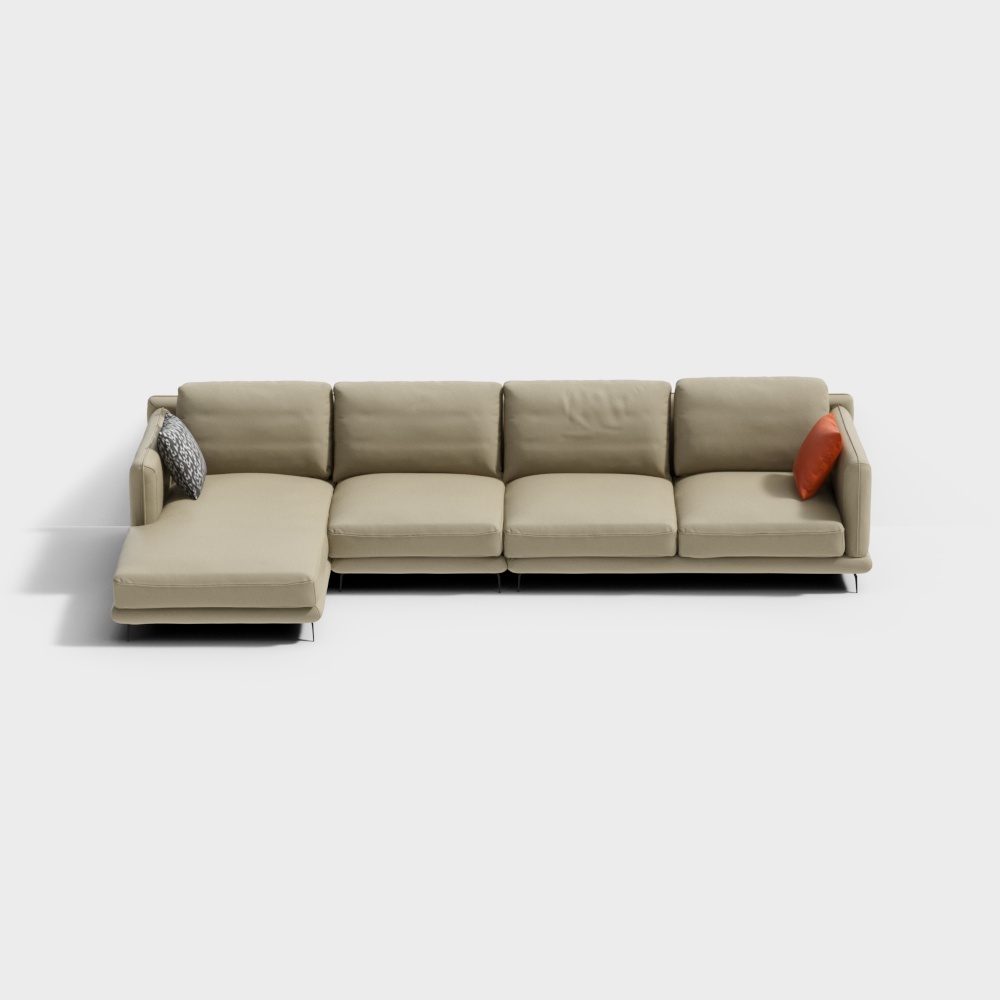 HSQ-P3833 corner sofa