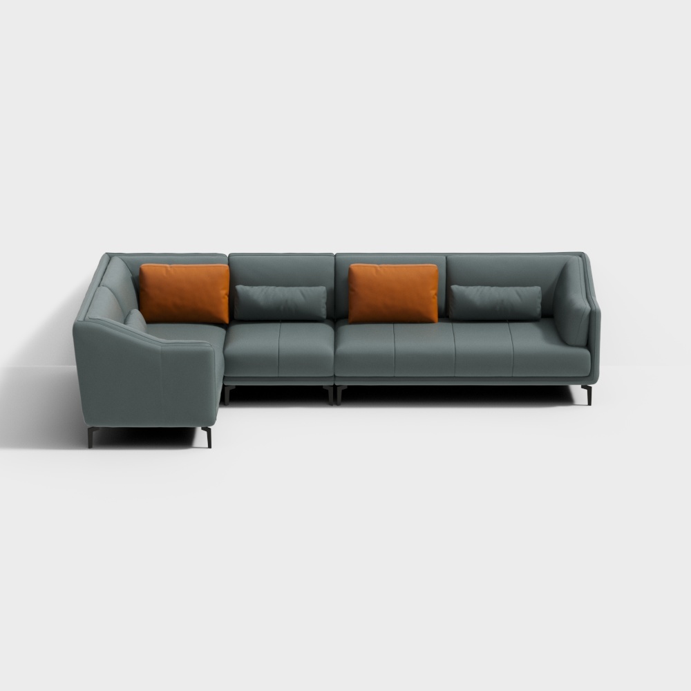 HSQ-P3839 corner sofa