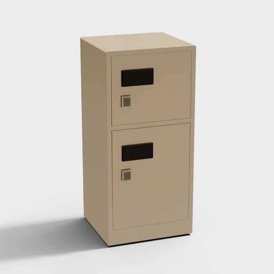Black Safe Box 3D Model for Secure Storage