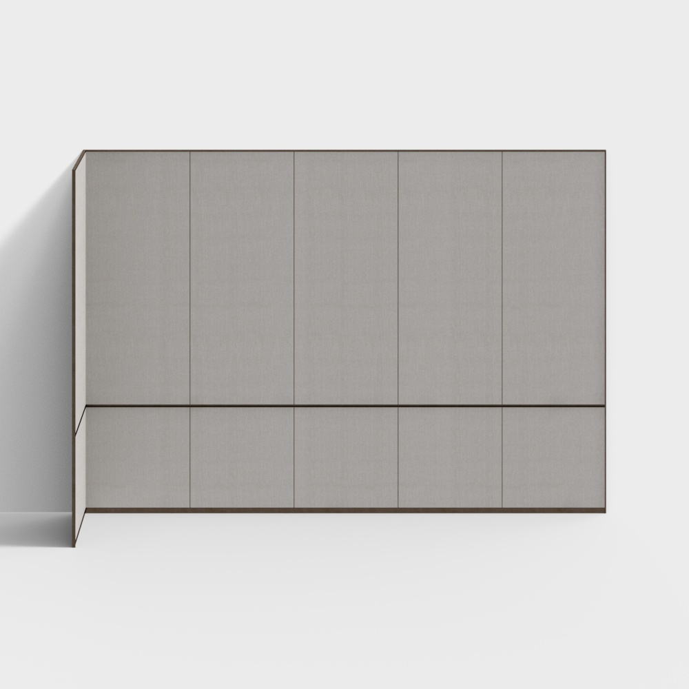 Stylish Urban Partition 3D model