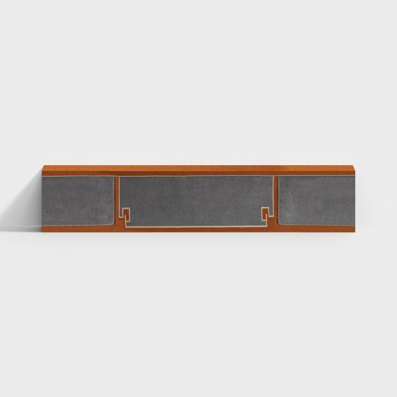 Contemporary Concrete Shelf 3D Model for Modern Spaces