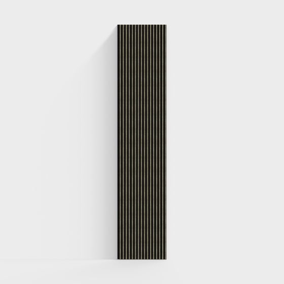 Stylish Low-Poly Stripe Column 3D model