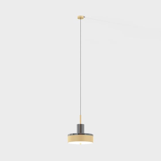 Modern Minimalist Chandelier 3D model