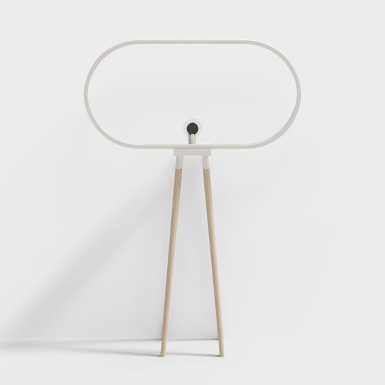 Sleek Contemporary Side Table 3D model