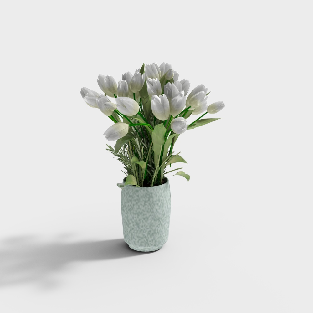 Cool House - Plant Potted Flower Collection 189751-21 blue vase