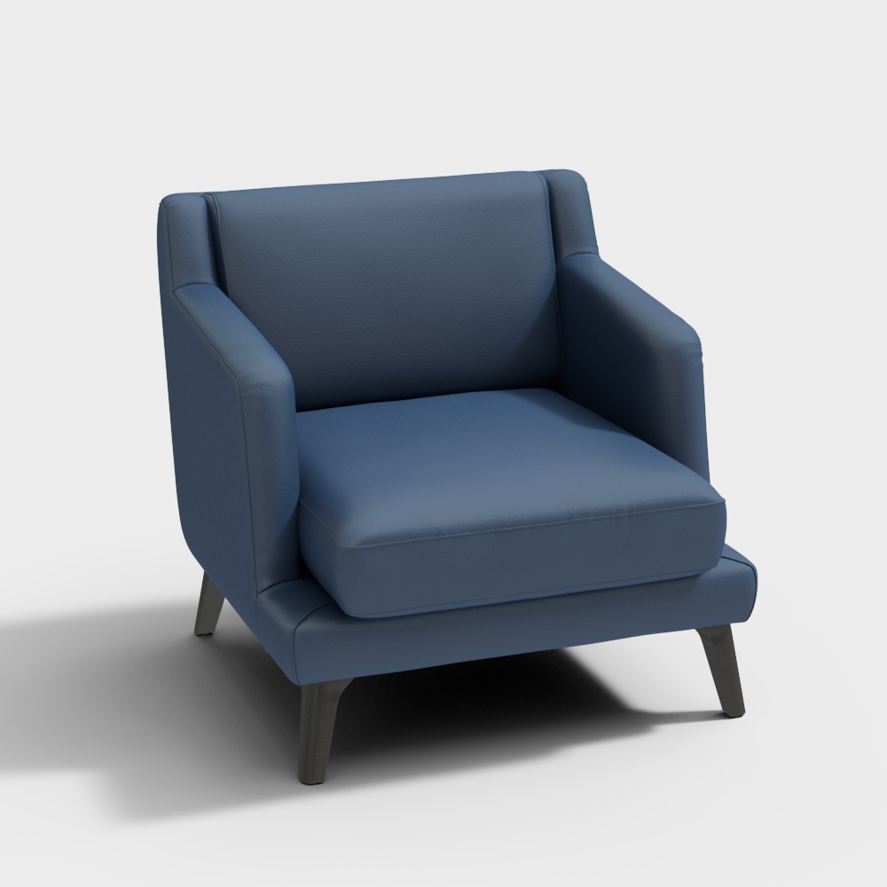 Zhida Home - Silla de ocio moderna y simple con respaldo único CC1803-3-D1