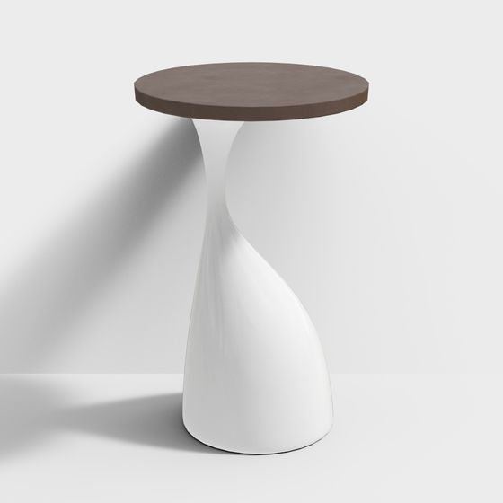 Streamlined Accent Table 3D model