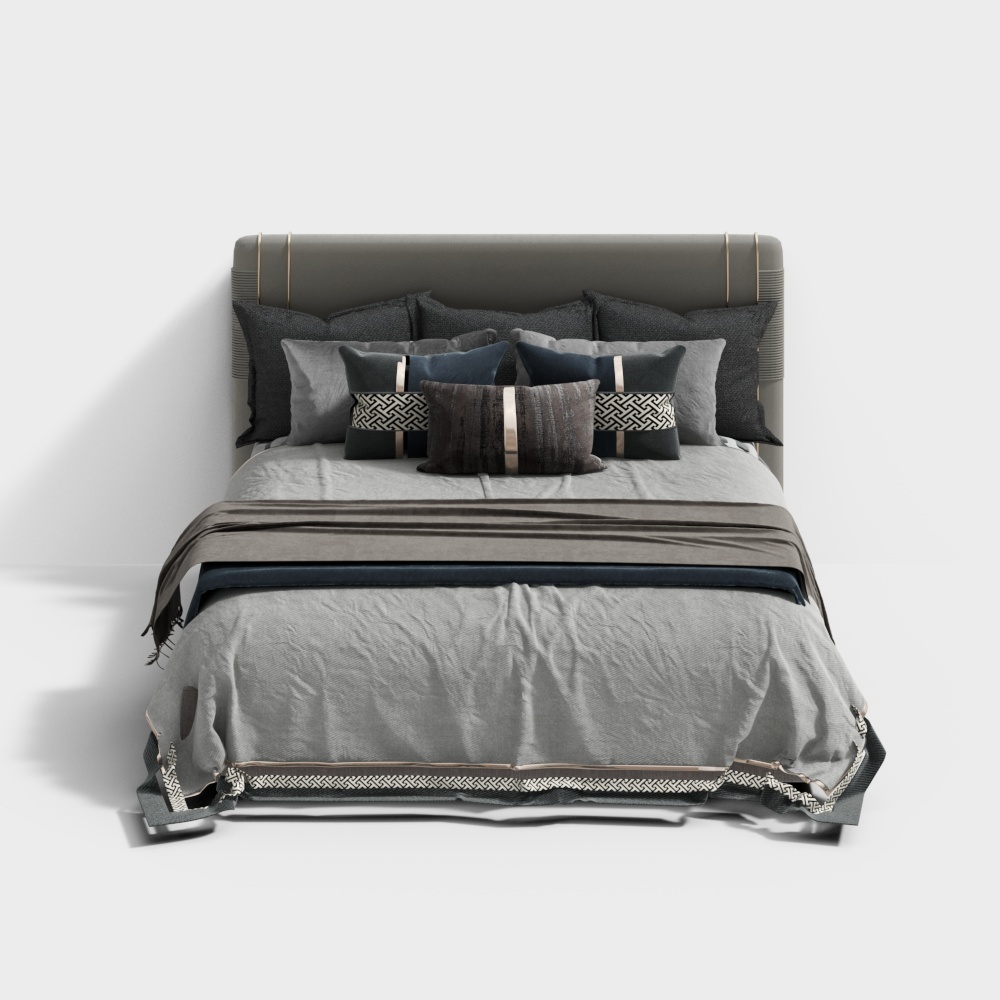 MasaSanty/Massa Santi - New Chinese Bedroom, Master Room, Double Bed 【Wanton Zero One】