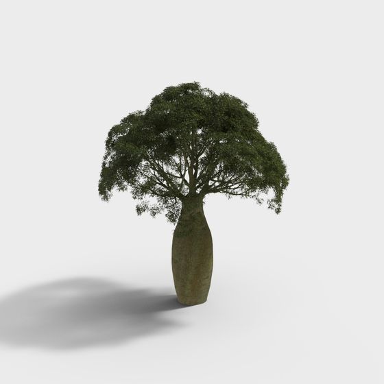 Tropical Style Tree 3D model