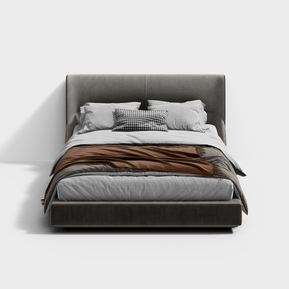 Masasanty/Masa Santy-Modern Bedroom Master Room Double Bed [Tyche/Tyche Series]