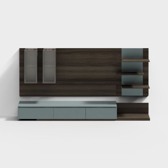 Elegant 3D Model TV Stand for Modern Interiors