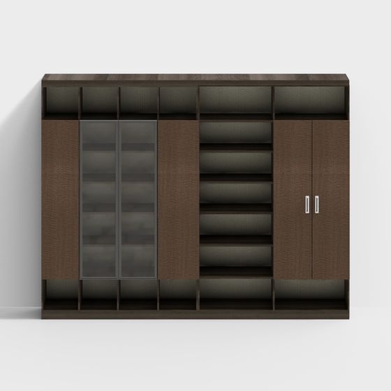 Urban Storage Cabinet 3D model for Modern Interiors