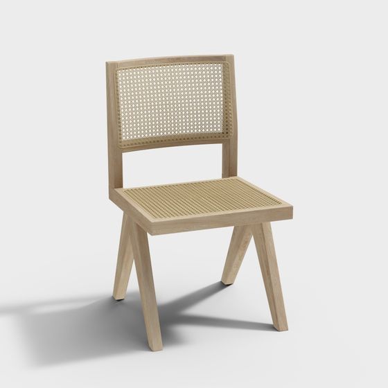 Unique Low-Poly Chair 3D Model for Modern Design