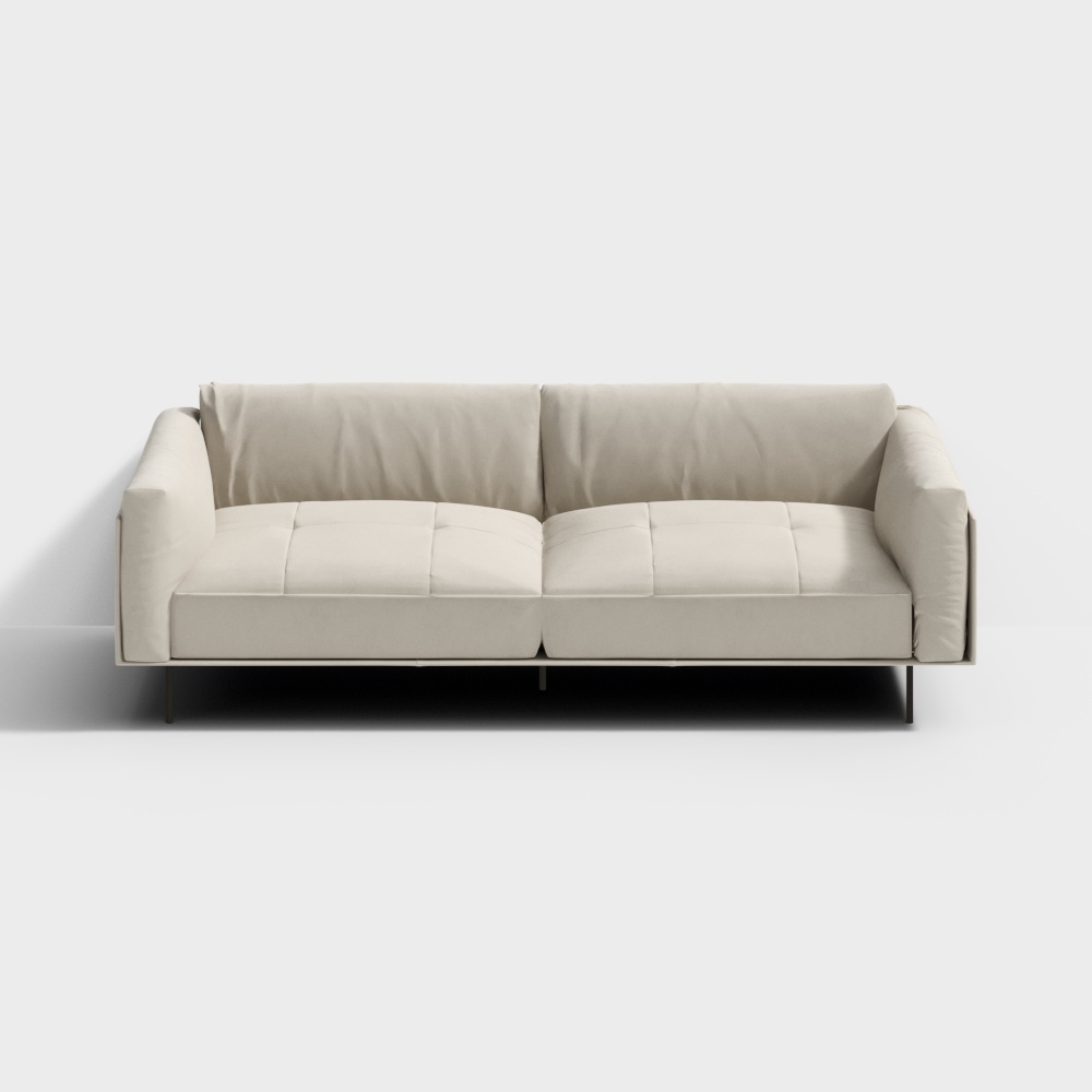 Modern Minimalist Sofa 3D model