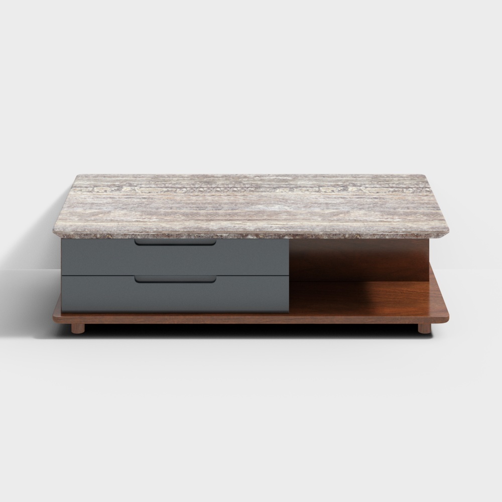 Zhida Home - Modern simple marble long living room coffee table CK2102-18