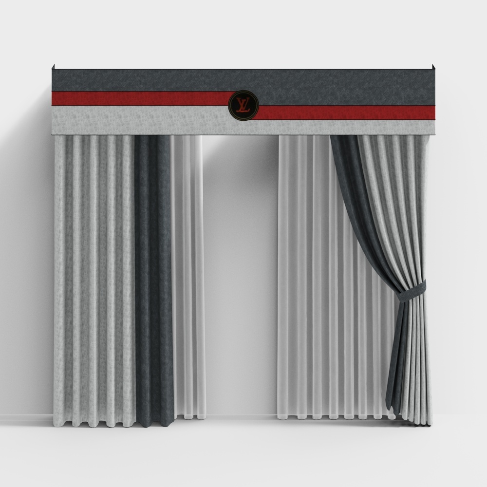 Grand Theater Curtain 3D model
