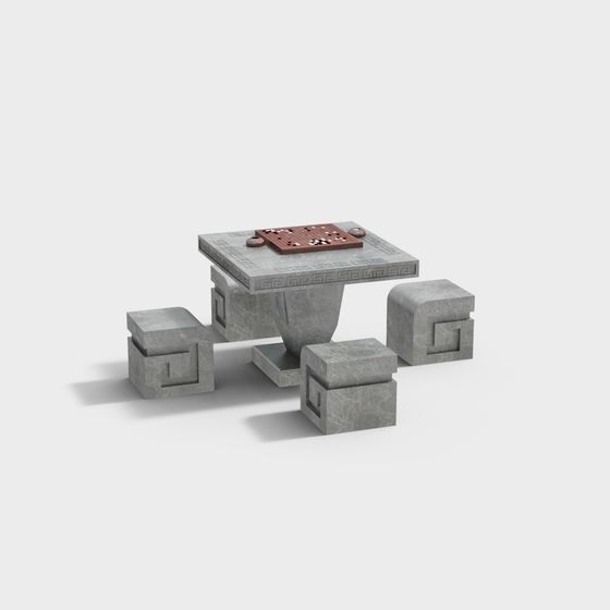 Tavoli e Sedie di Pietra Cinese per Esterni