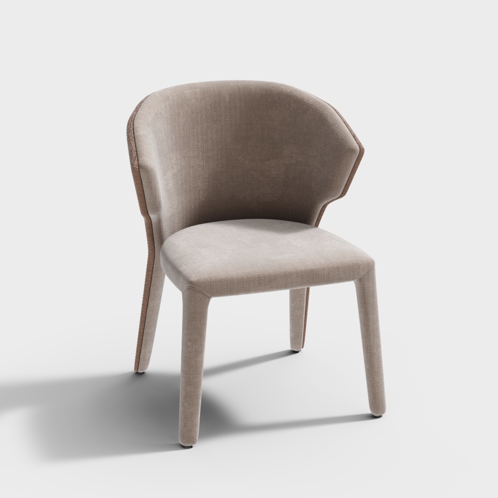 모던 싱글 체어 - 현대 등받이