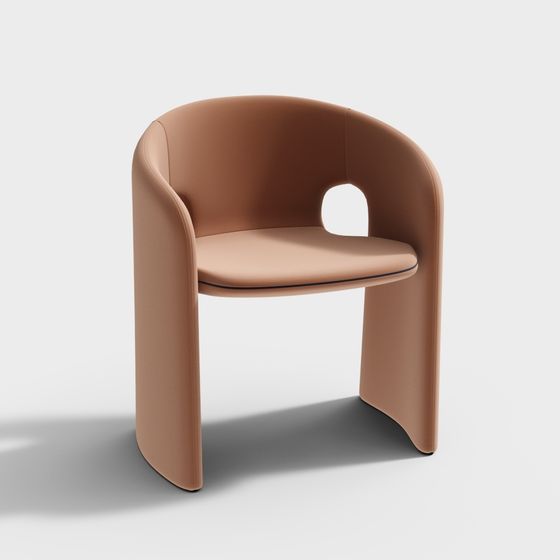Streamlined Sofa Chair 3D model
