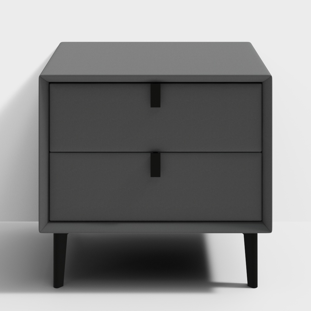 Modern Minimalist Nightstand 3D model