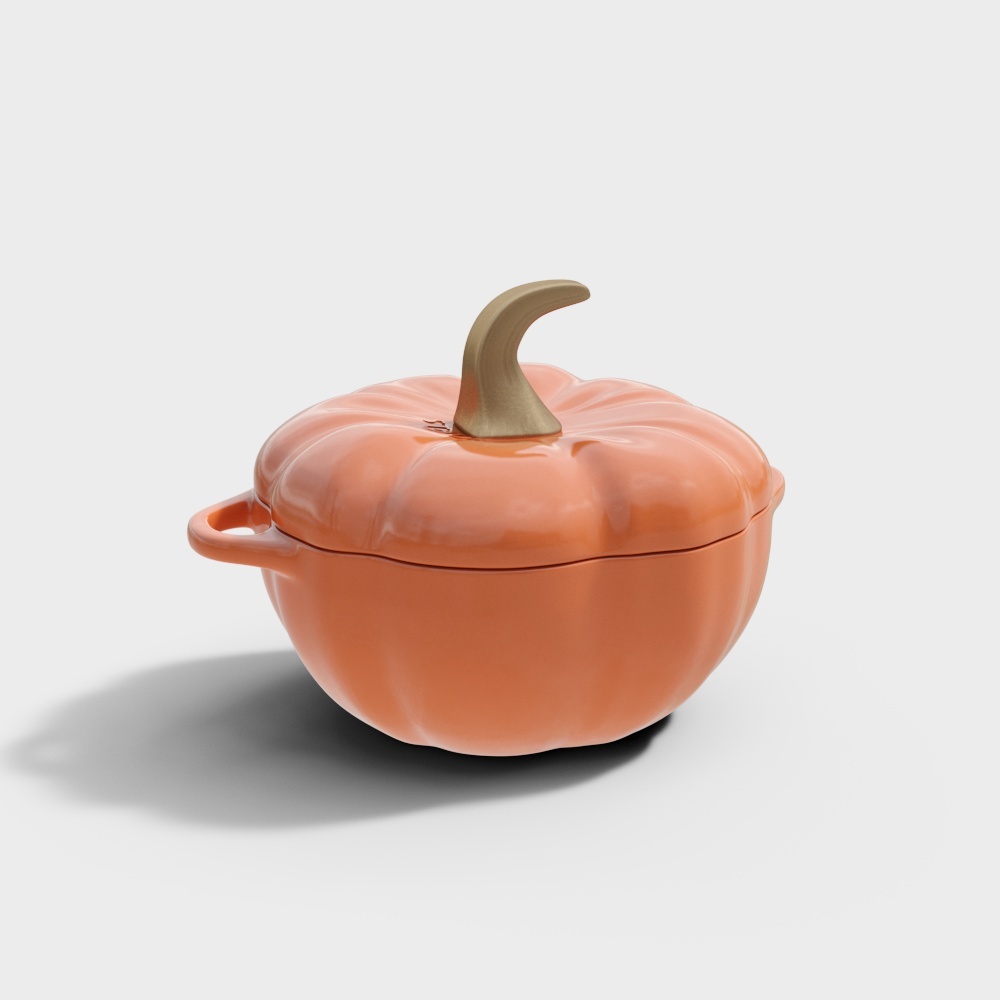 Pentola di zucca smaltata STAUB - Grande arancione - Archivio edizione XVIII