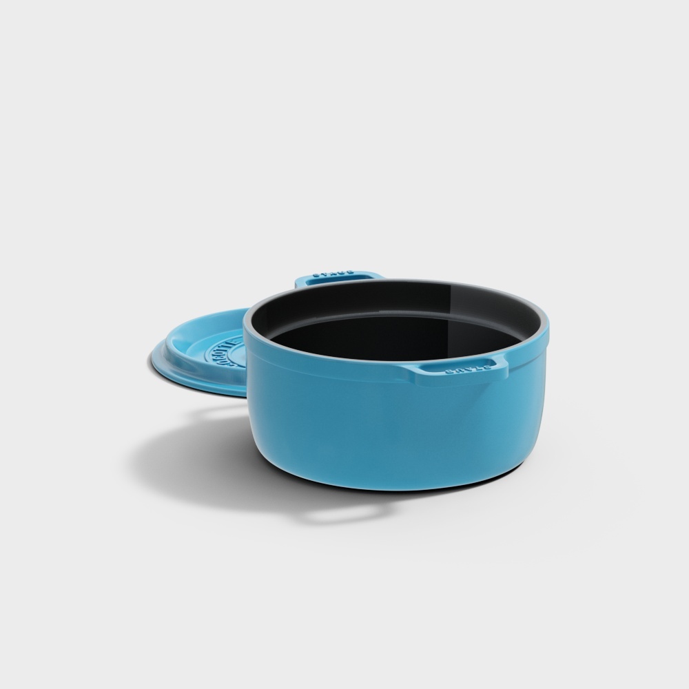 Stylish Staub Cocotte 3D model