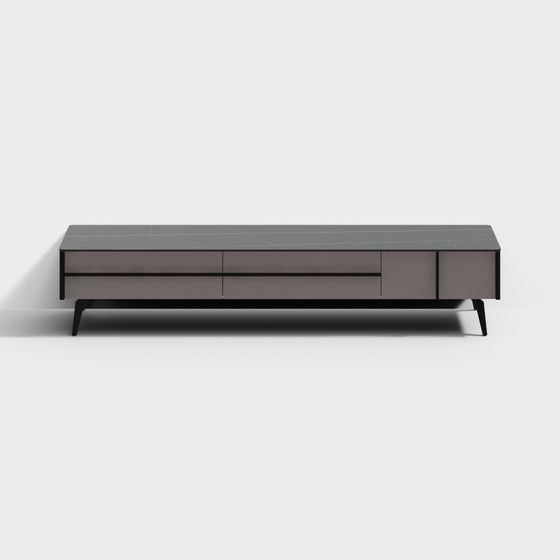 Modern Minimalist TV Cabinet 3D model