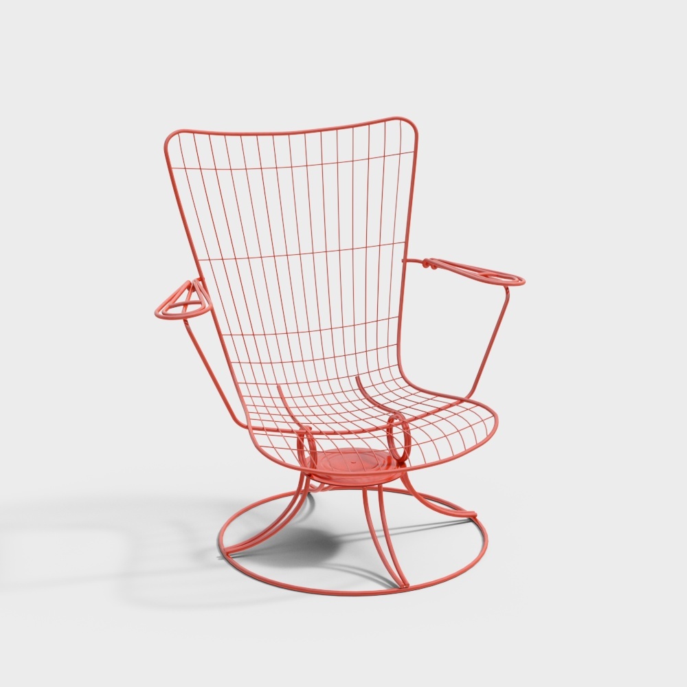Modern Single Chair - Metalwork Chair