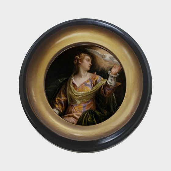 Magasin phare Giangari peinture décorative vintage européenne légère luxe salon papier peint Xuanguan salle à manger mur art américaine peinture suspendue mur de fond de canapé - "Cérémonie de couronnement de la fille"