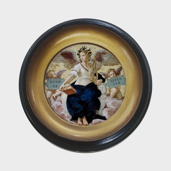 Peinture Art Déco européenne Giangari pour salon, salle à manger, chambre, fresque rétro américaine de luxe - Raphaël