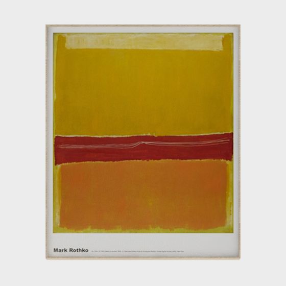 Abstract Frame 3D Model Inspired by Mark Rothko