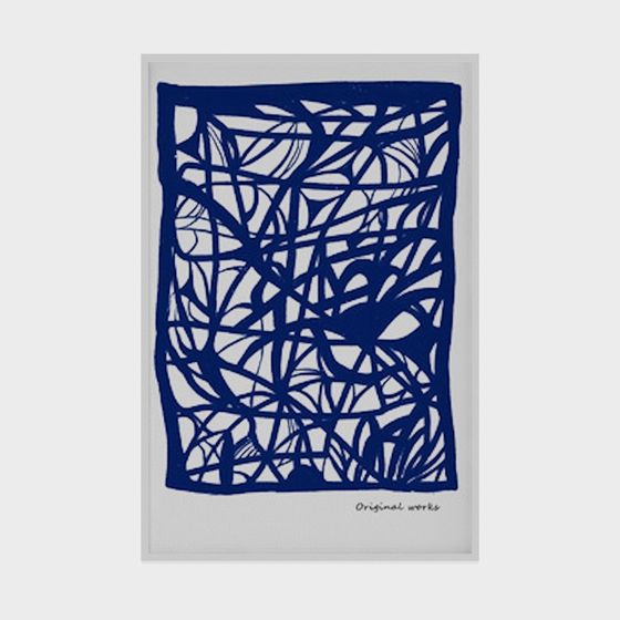 Abstract Lines Screen 3D model