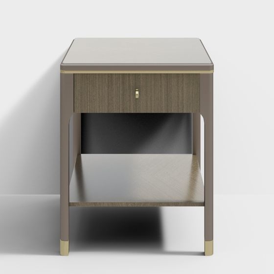 Modern Nightstand 3D model for Contemporary Interiors