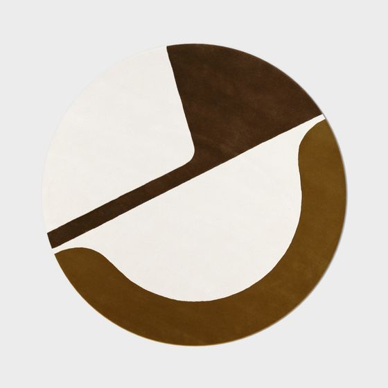 Elegant Round Carpet 3D model for Modern Interiors