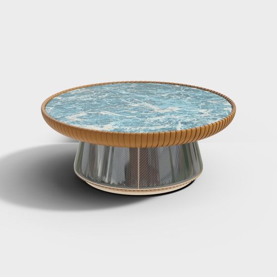 Elegant 3D Coffee Table Model for Contemporary Spaces