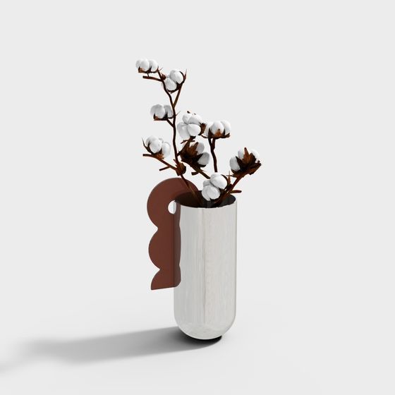 Cotton Elegance 3D model