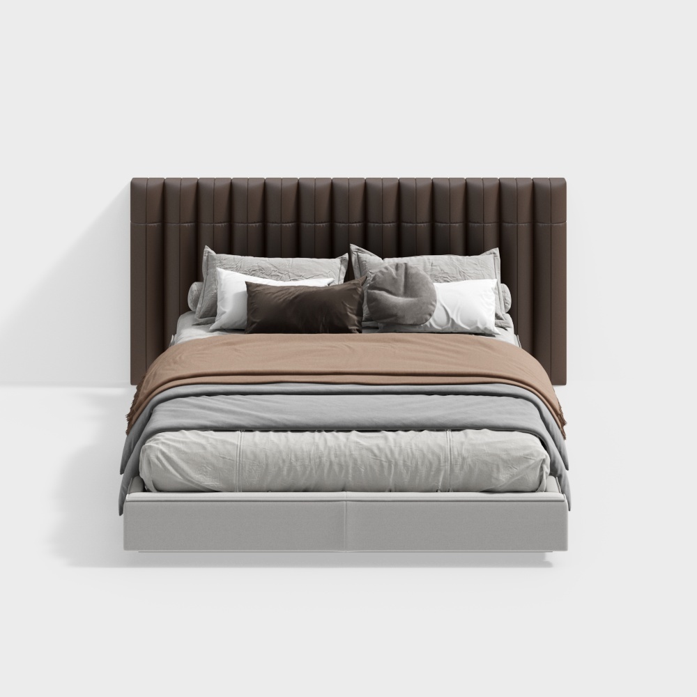 Masasanty/Masa Santy-Modern Bedroom Master Room Double Bed [Tyche/Tyche Series]