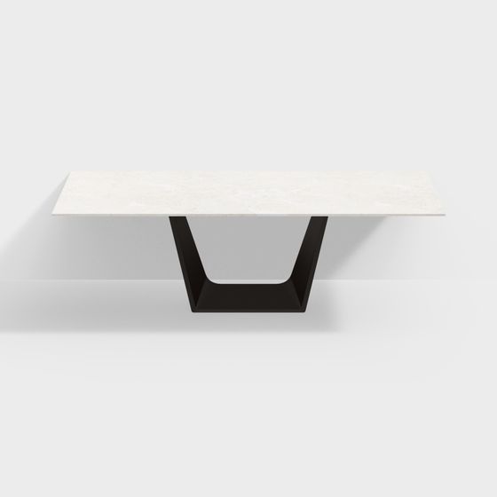 Elegant Suspended Table 3D model