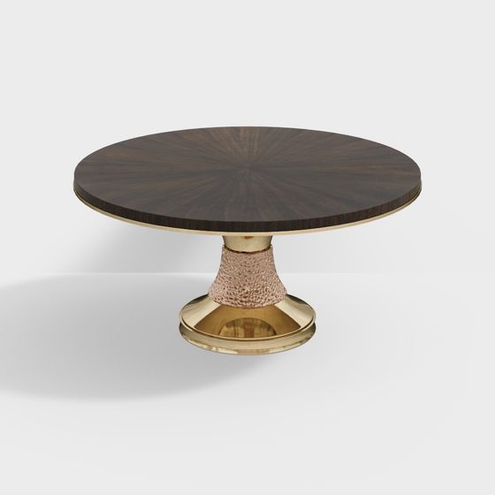 Elegant Round Table 3D model