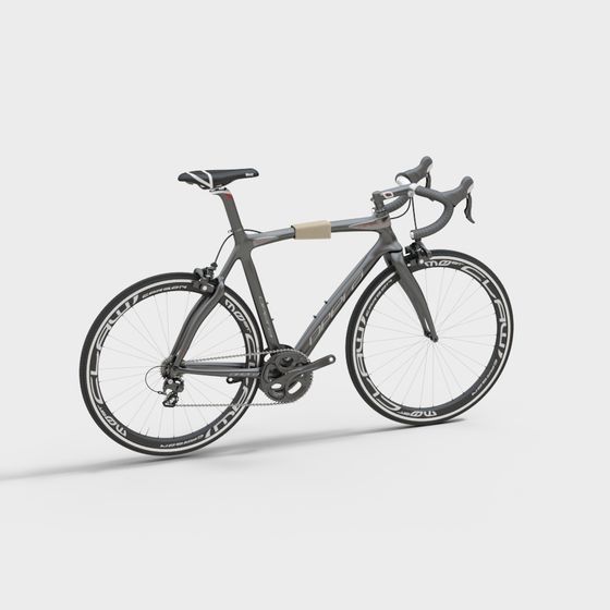 Stylish Low-Poly Bicycle 3D model