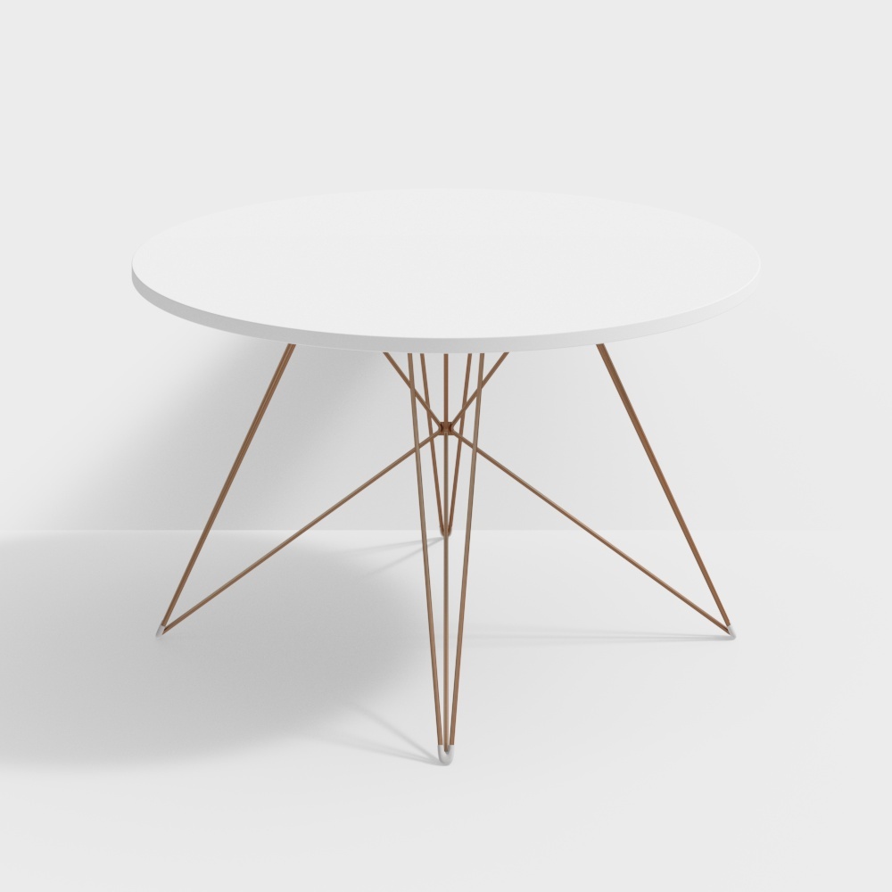 Tavolo da Pranzo Nordico - Tavolo in Marmo Arancione