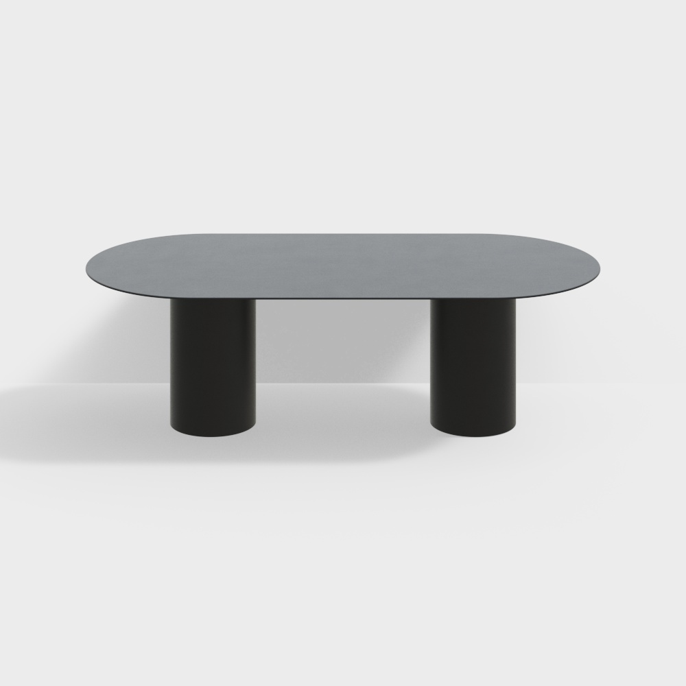 Modern Dining Table - Glass Rectangle Table