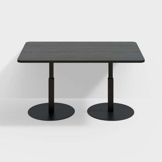 Urban Minimalist Table 3D model for Modern Design