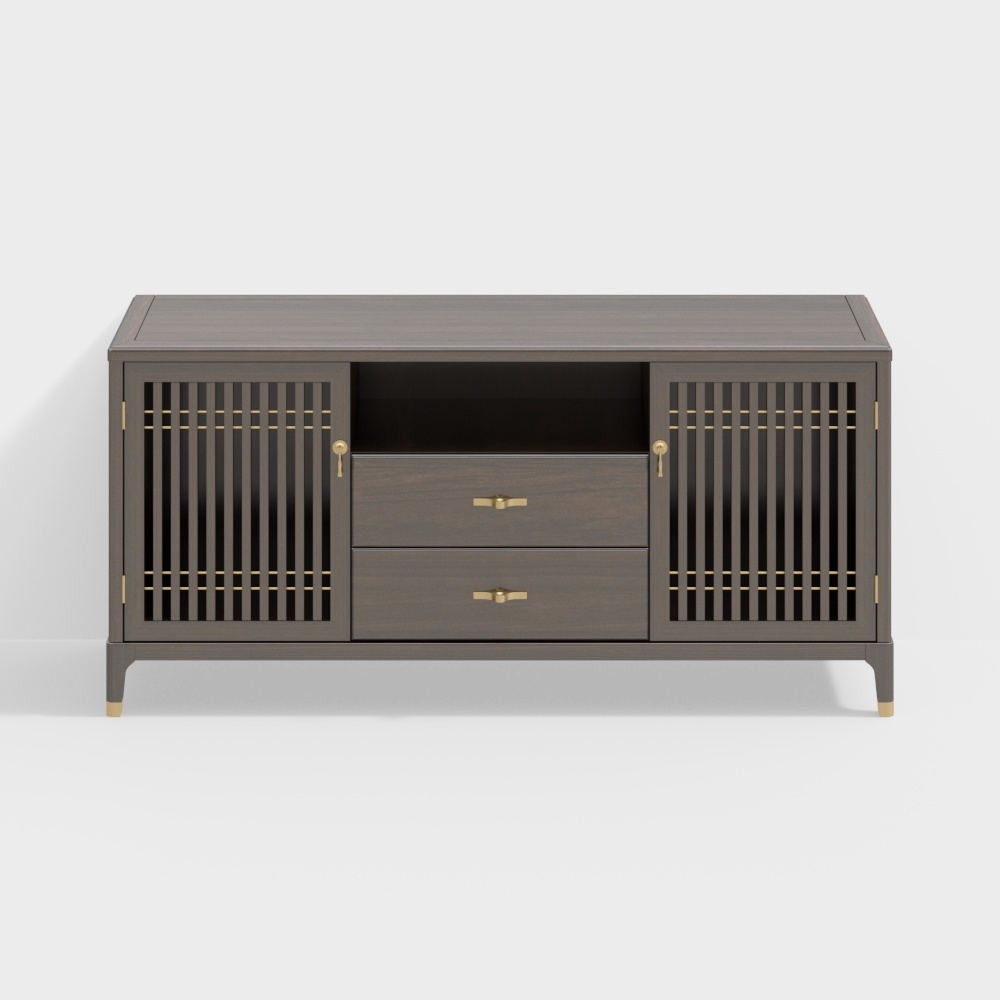 Huangkai-Guostyle-G801 bedroom TV cabinet-Y