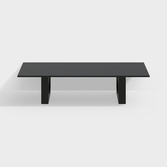 Minimalist Black Table 3D model